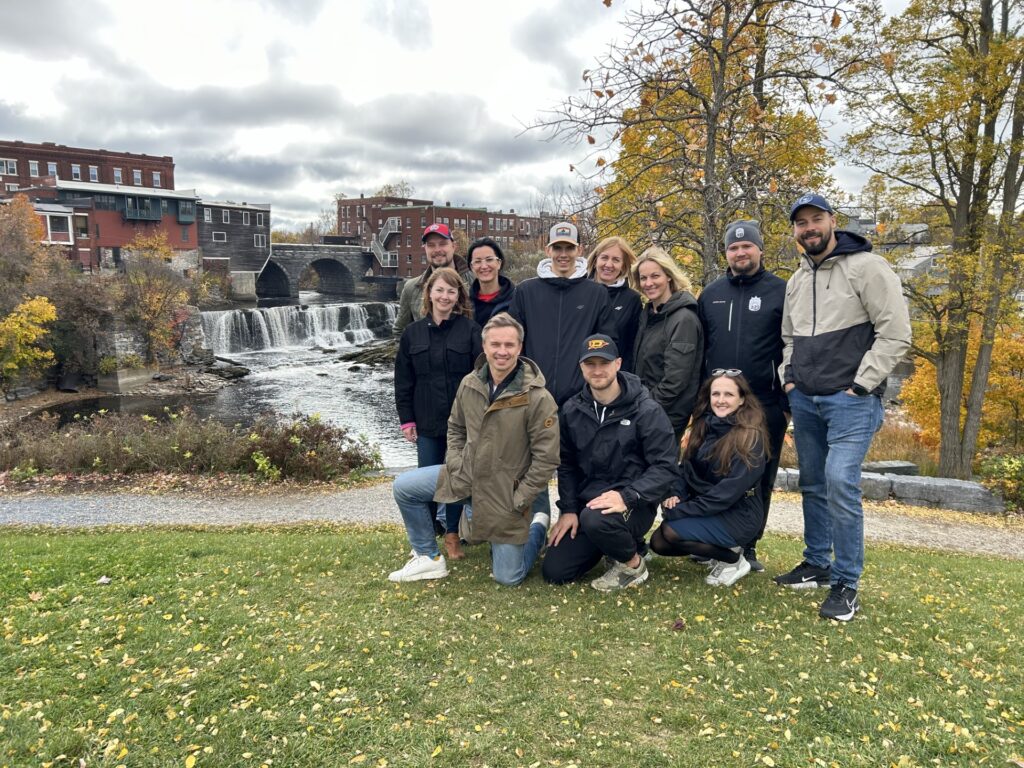 Latvian participants in Middlebury, Vermont