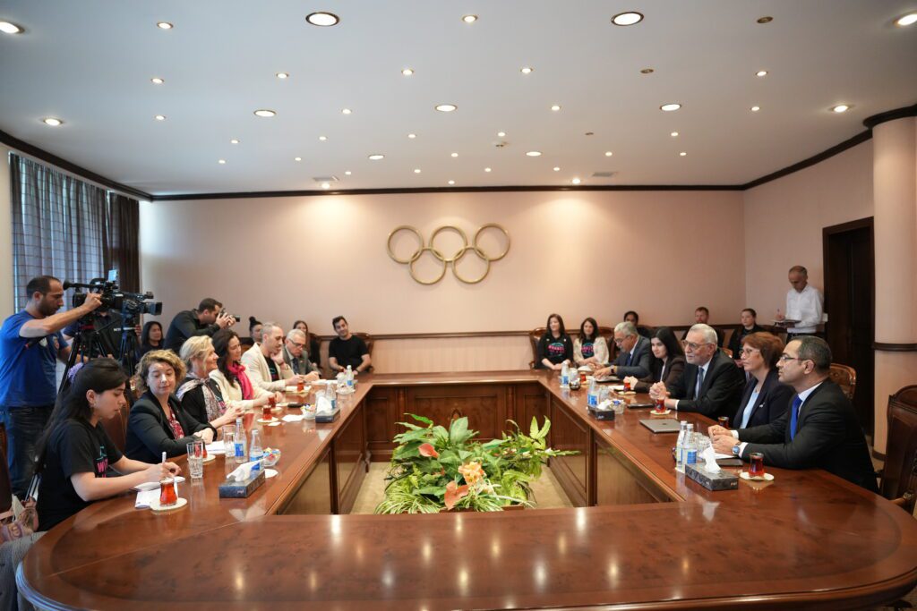 U.S. participants meetings and speaking with Azerbaijan's National Olympic Committee