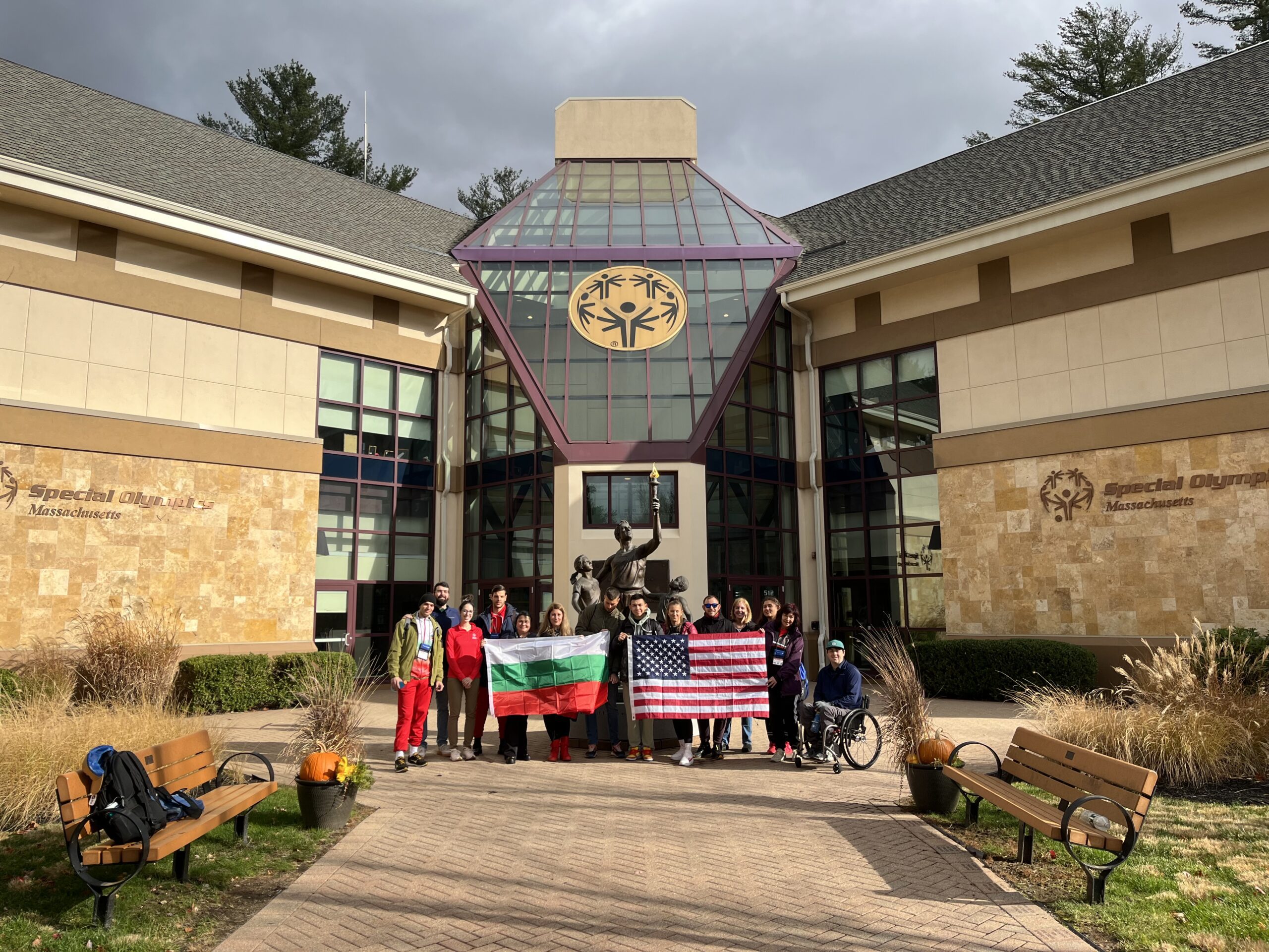 Bulgarians at the Special Olympics Massachusetts Headquarters