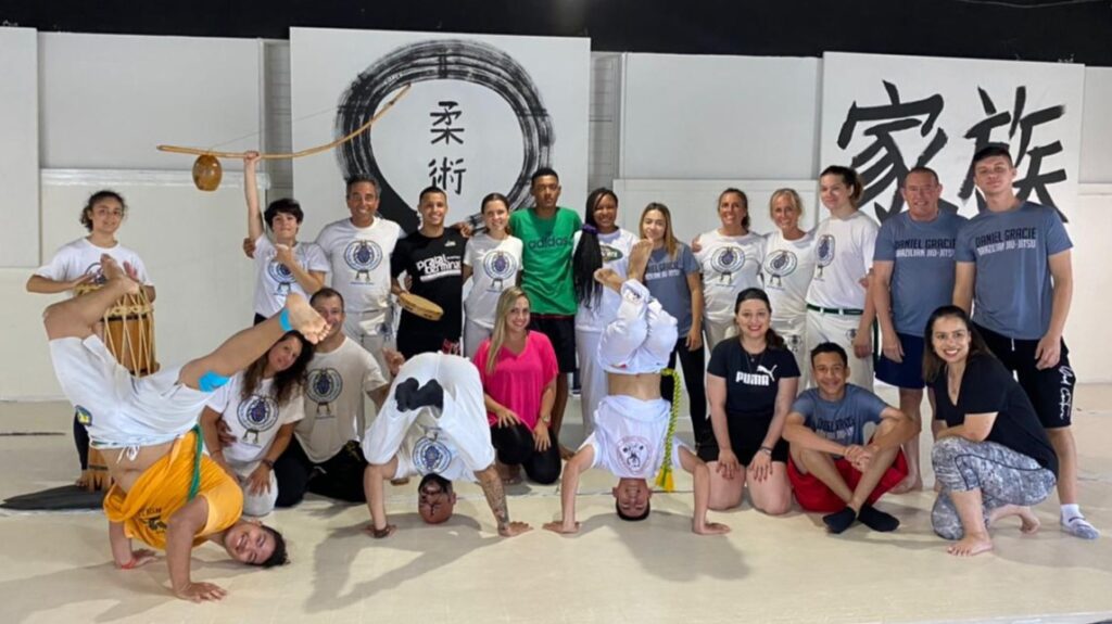 Brazil group after martial arts practice